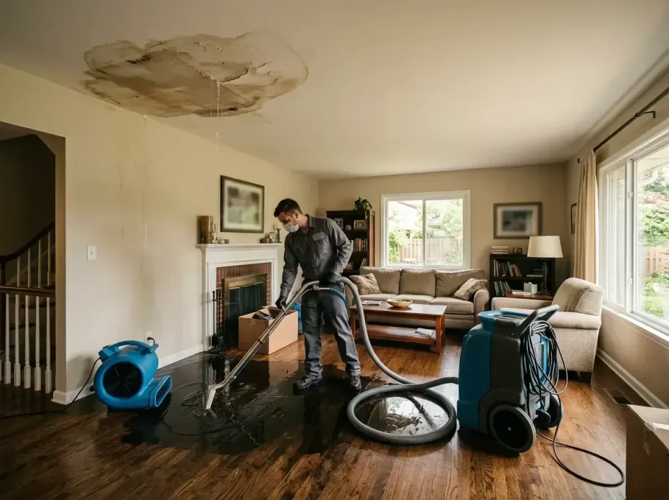 attic-pipe-burst-ceiling-drip-008 — frequently asked questions, Water Damage Restoration & Carpet Care in Lebanon, OH